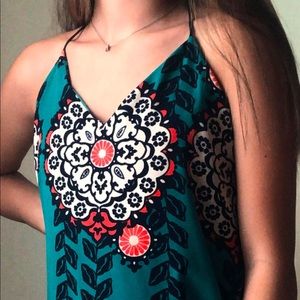 Newbury Kustom patterned tank top